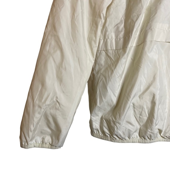 U.S. Polo Assn. White Lightweight Windbreaker Jacket Hooded Zippered Pockets M - Picture 9 of 16